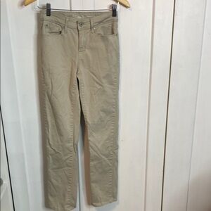 Levis Khaki cream Colour Modern straight Skinny Jeans - W26 L32